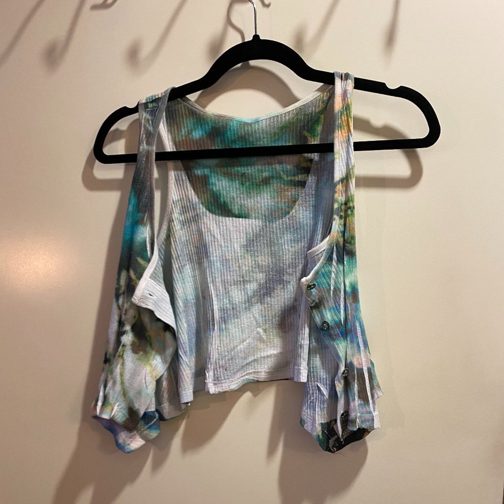 Tie Dye Mini Vest
